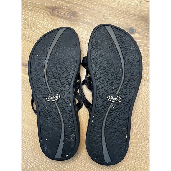 Chaco Women’s Toe Slide Sandals Size 7 Black - Picture 5 of 5